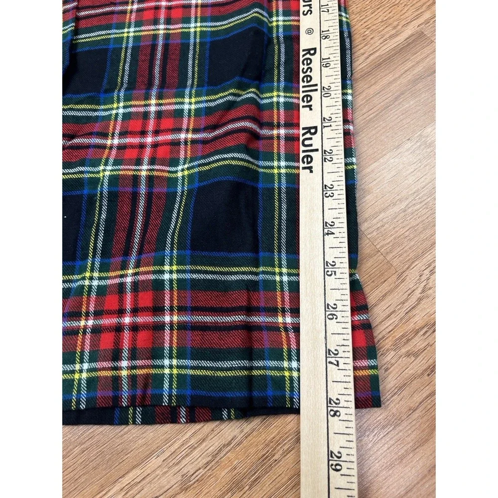 Banana Republic Men's Plaid Pajama Pants Size Small Red Elastic Waist NEW